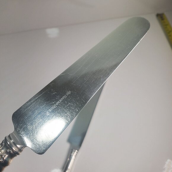 Vintage Silverplate Cake Set Pilgrim Cake Knife & Rogers 1847 Cake Server - Picture 11 of 12